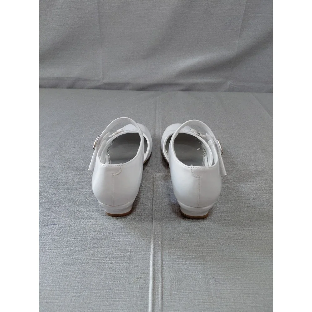 Christie & Jill Lil Heaven Girls Round Mary Jane Shoes US 1M White Ankle Strap